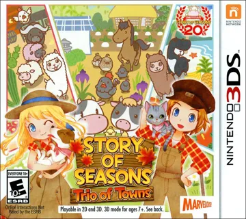 Story of Seasons - Trio of Towns (USA) box cover front